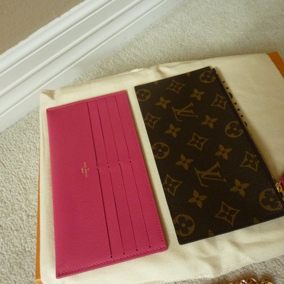 LOUIS VUITTON Felicie Pochette LV Logo Canvas Chain Strap Bag (LIMITED EDITION) - Picture 9 of 16
